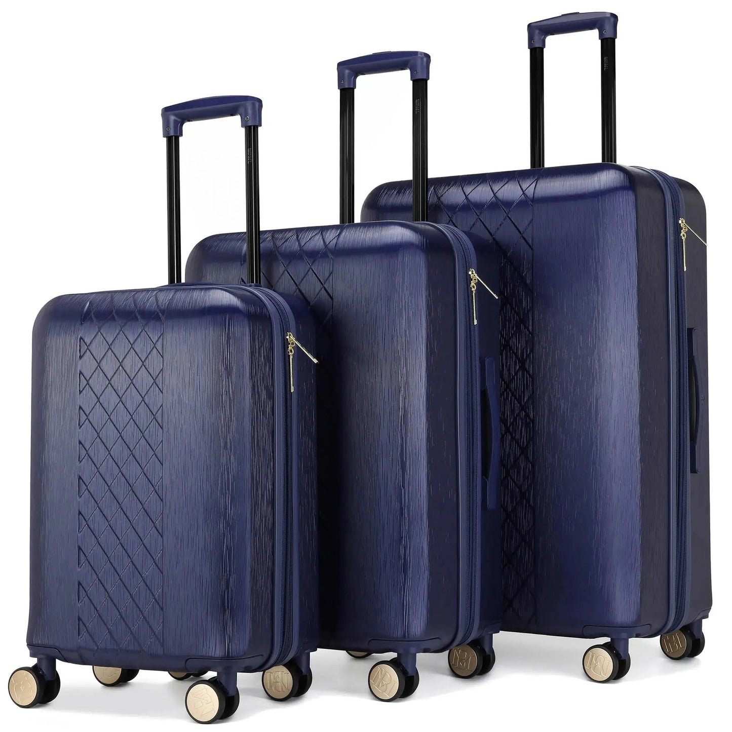 Diamond 3 Piece Expandable Chic Luggage Set - Get it from Bo