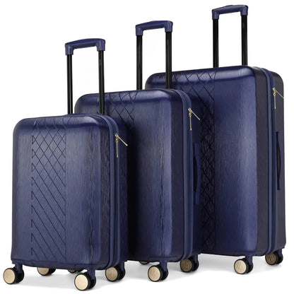 Diamond 3 Piece Expandable Chic Luggage Set - Get it from Bo