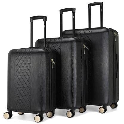 Diamond 3 Piece Expandable Chic Luggage Set - Get it from Bo