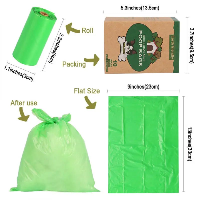 Dog Poop Waste Bags with Dispenser and Leash Clip, 150 Count - Get it from Bo