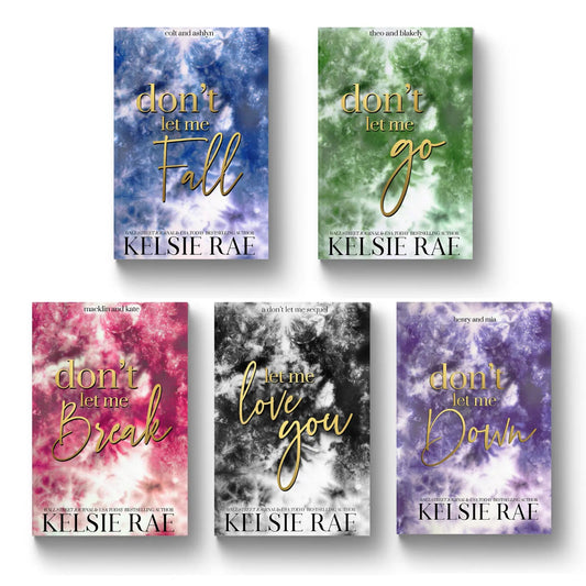 Don't Let Me Series Gold Foil Hardback Bundle - Get it from Bo