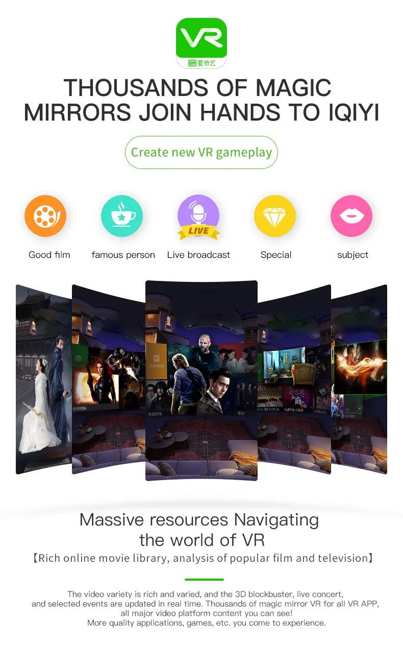 Dragon Magic G6 VR Gaming Stereo 3D Headset - Get it from Bo