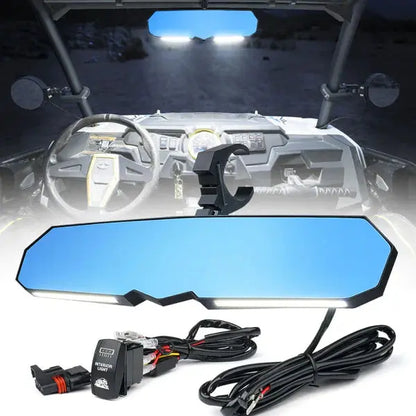 D2D 13" Lighted Rearview Mirror - Get it from Bo