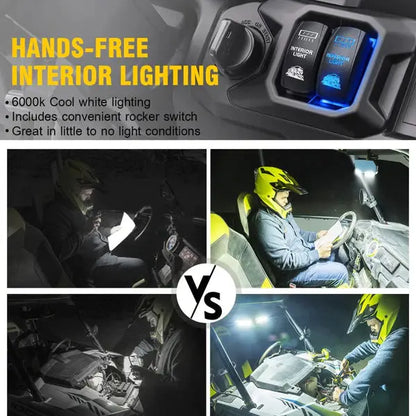 D2D 13" Lighted Rearview Mirror - Get it from Bo