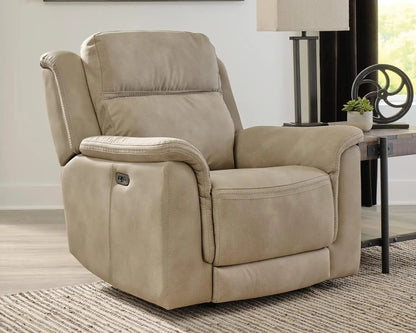 Durapella Power Recliner With Adjustable Headrest Beige - Get it from Bo