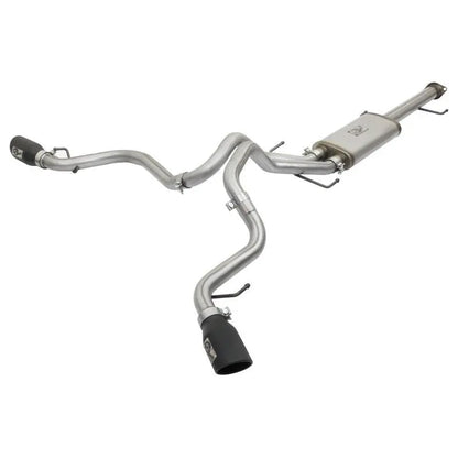 aFe MACH Force-Xp 3in - 2.5in SS Cat-Back Dual Exhaust w/Black Tips 07-14 Toyota FJ Cruiser 4.0L NP Motorsports