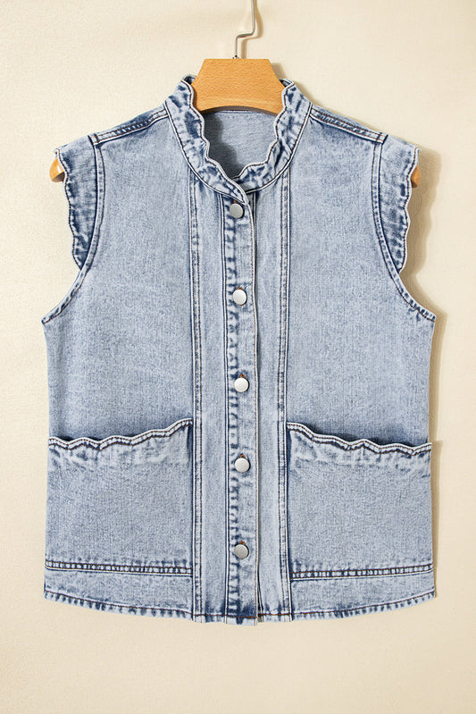 Ava Trim Patch Front Vest