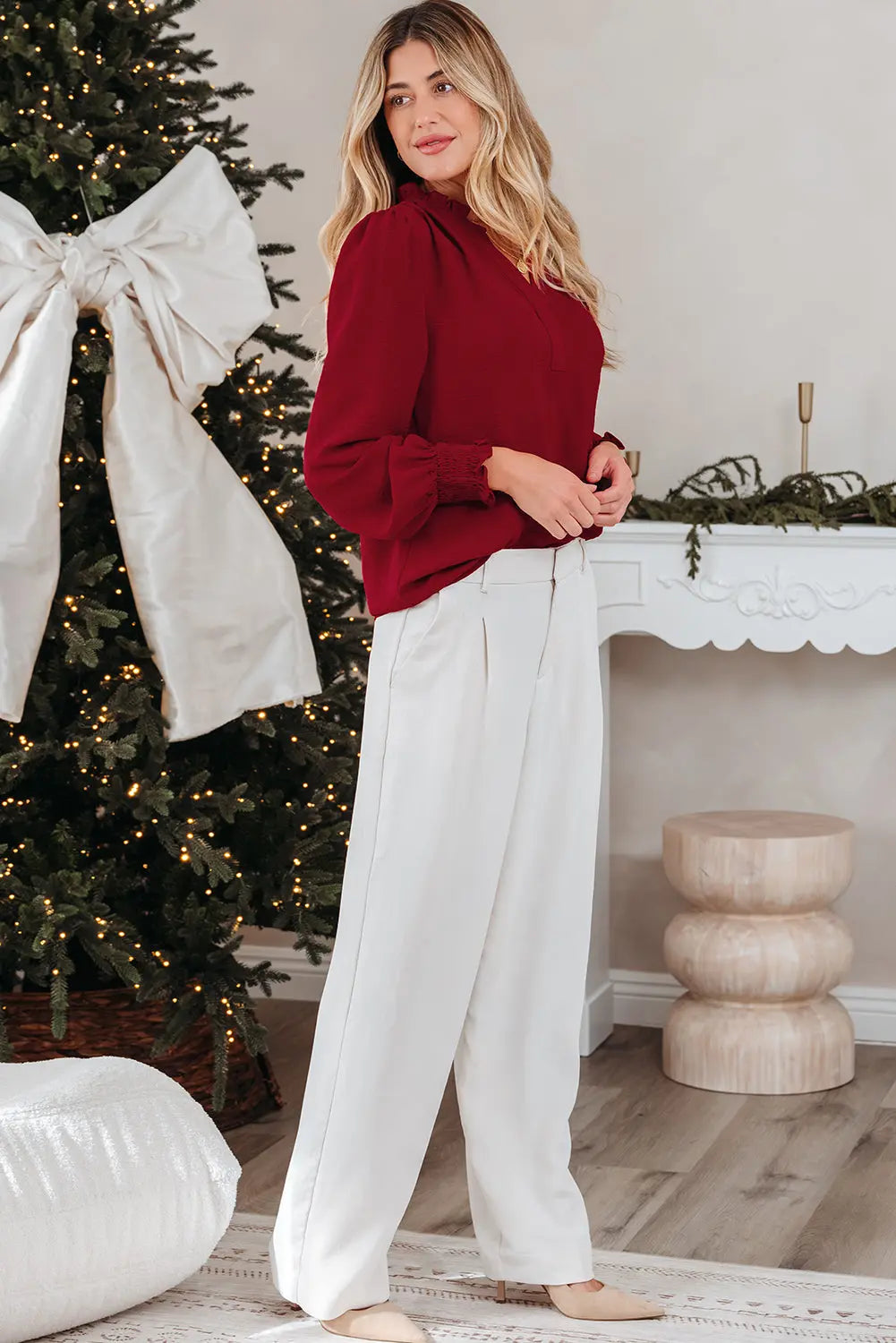 Karimya Long Sleeve Blouse Long Sleeve Top