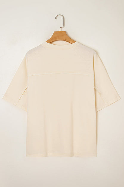 Hannah Flower Patched Loose Top