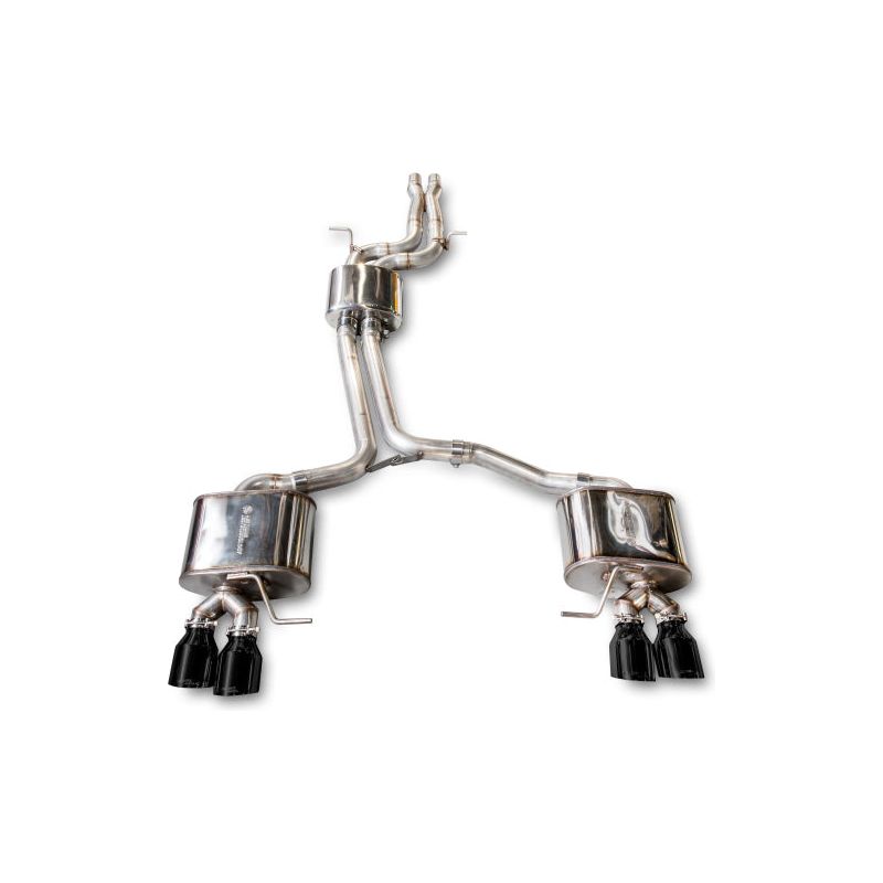 AWE Tuning Audi 8R SQ5 Touring Edition Exhaust - Quad Outlet Diamond Black Tips NP Motorsports