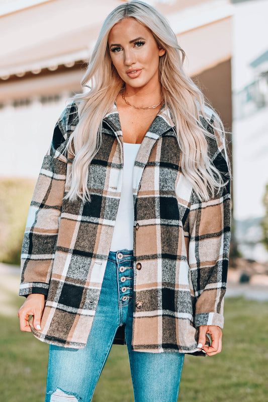 Mia Plaid Print Shirt