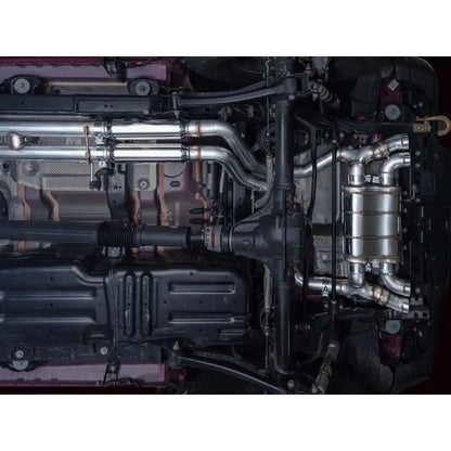 AWE 21+ Wrangler 392 Switchpath Cat-Back Exhaust- Quad BashGuards NP Motorsports