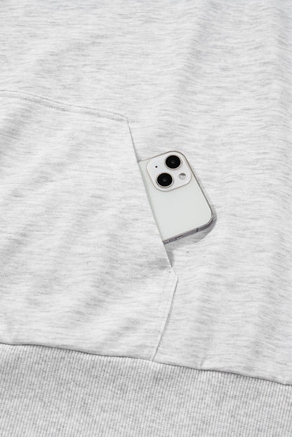 Sophia Patchwork asymmetric Sleeve PLUS Hoodie