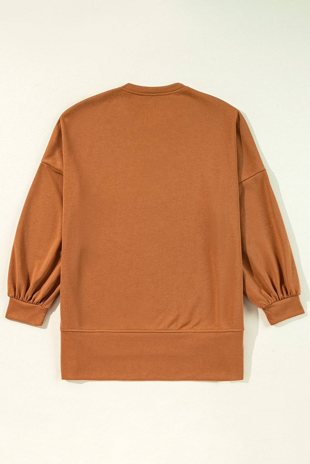 Sequin Happy Halloween Long Sleeve Top Threaded Pear