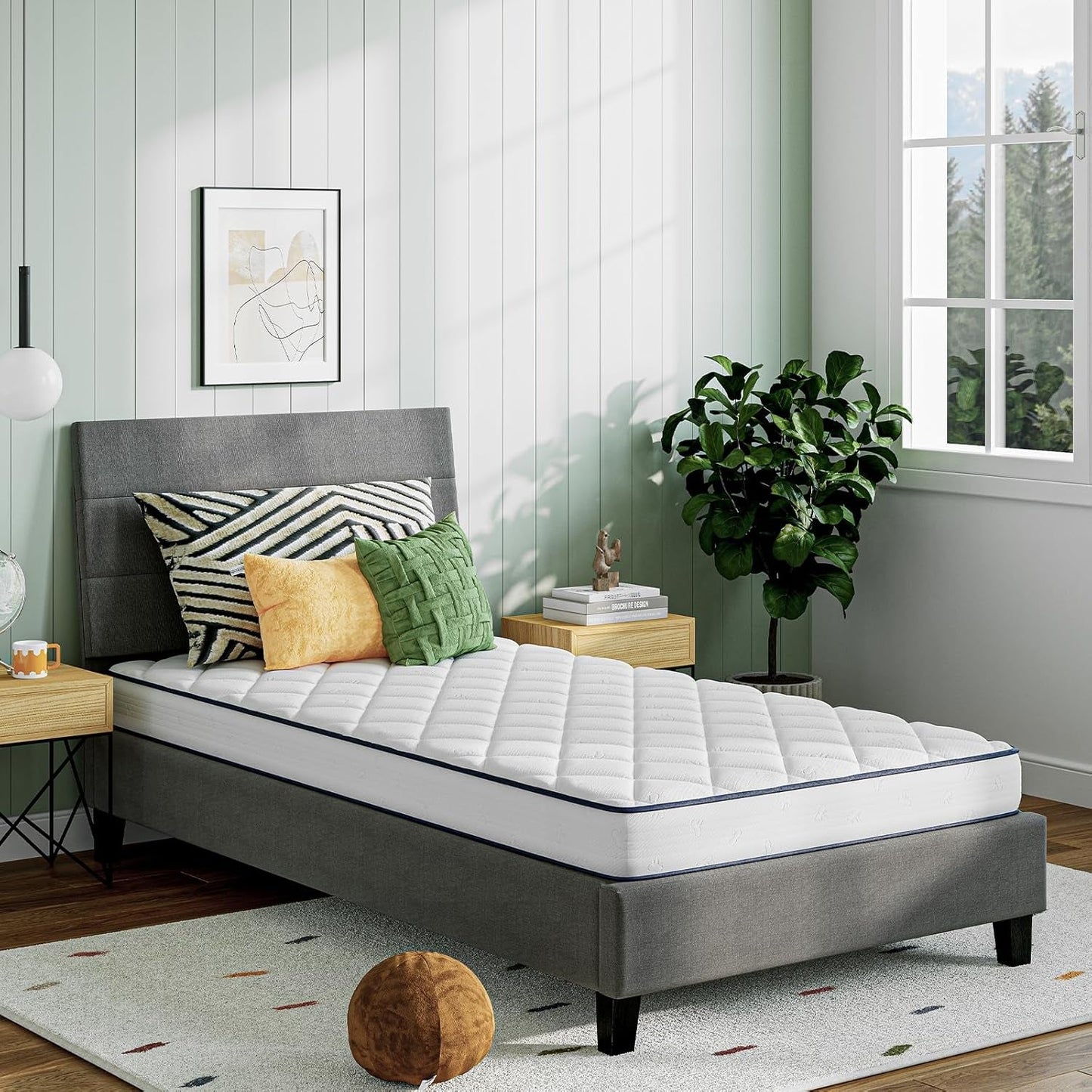 Twin Hybrid Mattress With Medium Support For Bedroom