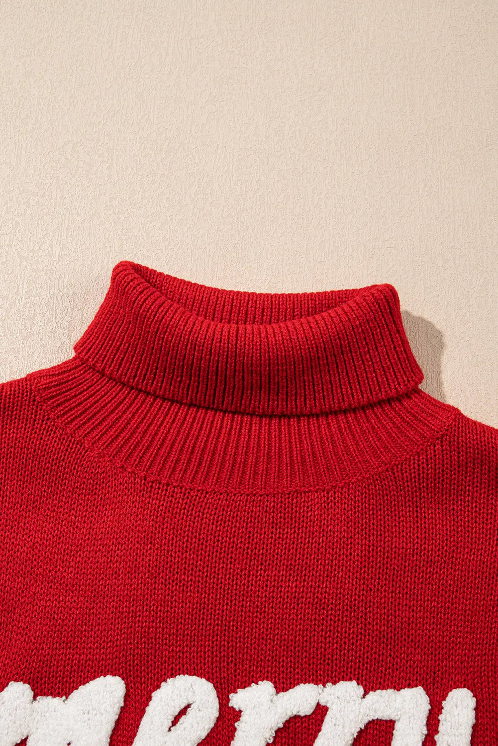 Isabella Sleeves Christmas Turtleneck Sweater