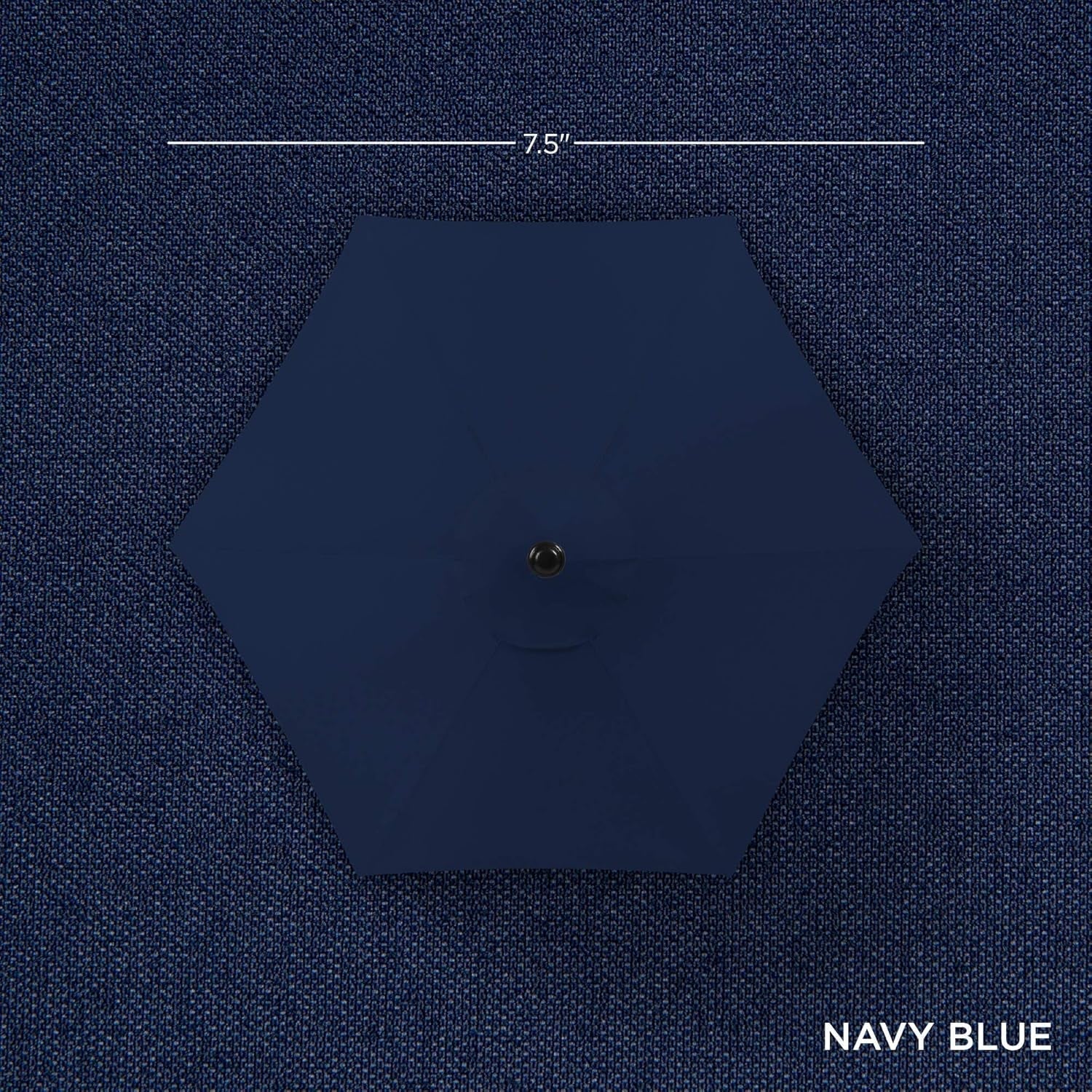 7.5ft Navy Patio Umbrella Tilt Crank Steel ShipItFurniture
