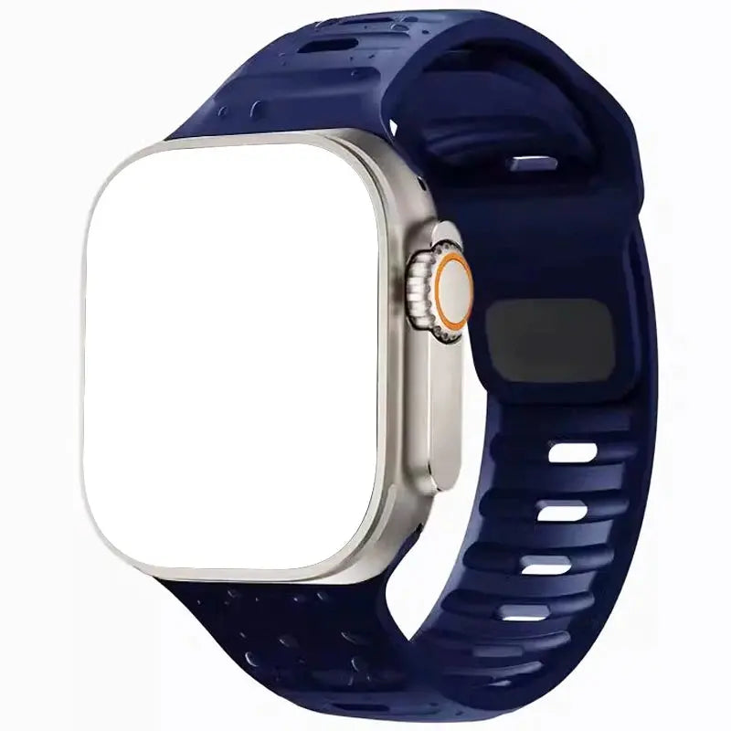 Sport Band Compatible with Apple Watch Bands 49/45/44/42/41/40 /38 Men Women Soft Silicone Band Get it from Bo