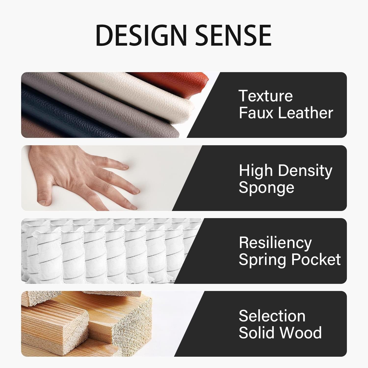 L Shaped Leather Sectional Sofa Left Hand Facing In White ShipItFurniture