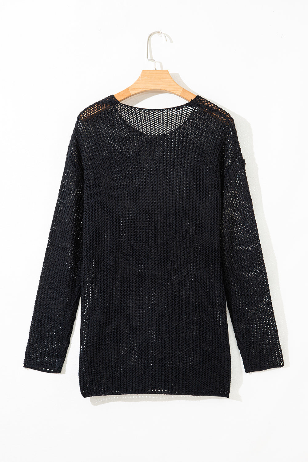 Hadley Crochet Hollow-out Sweater Threaded Pear