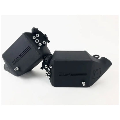 CSF 12-16 BMW M5 (F10) / 12-18 BMW M6 (F06/F12/F13) Twin Charge-Air-Cooler Set - Crinkle Black NP Motorsports