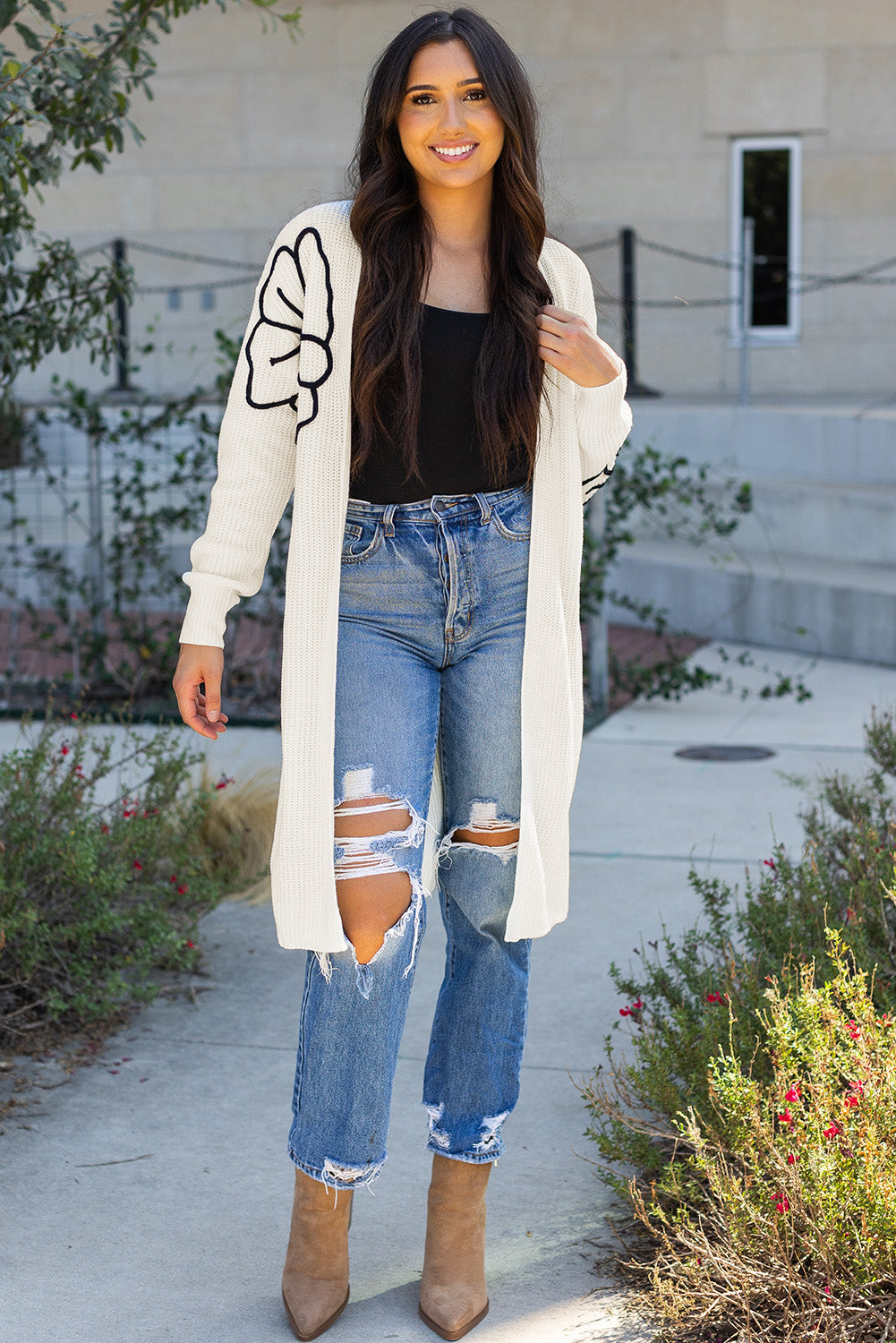 Trinity Open Front Duster Cardigan