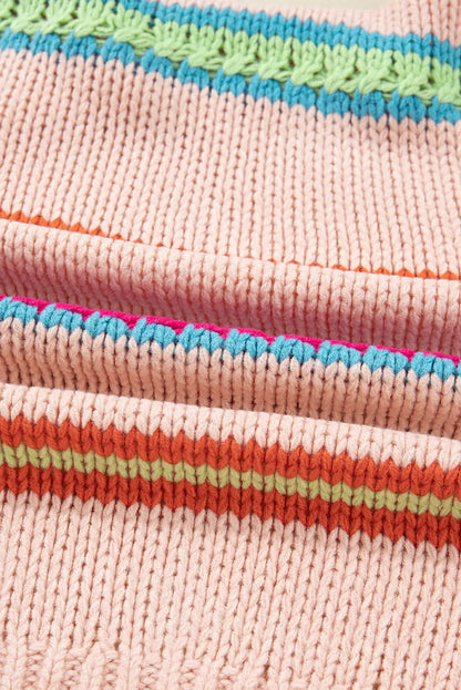 Chiola Pattern Knit Oversize Cardigan