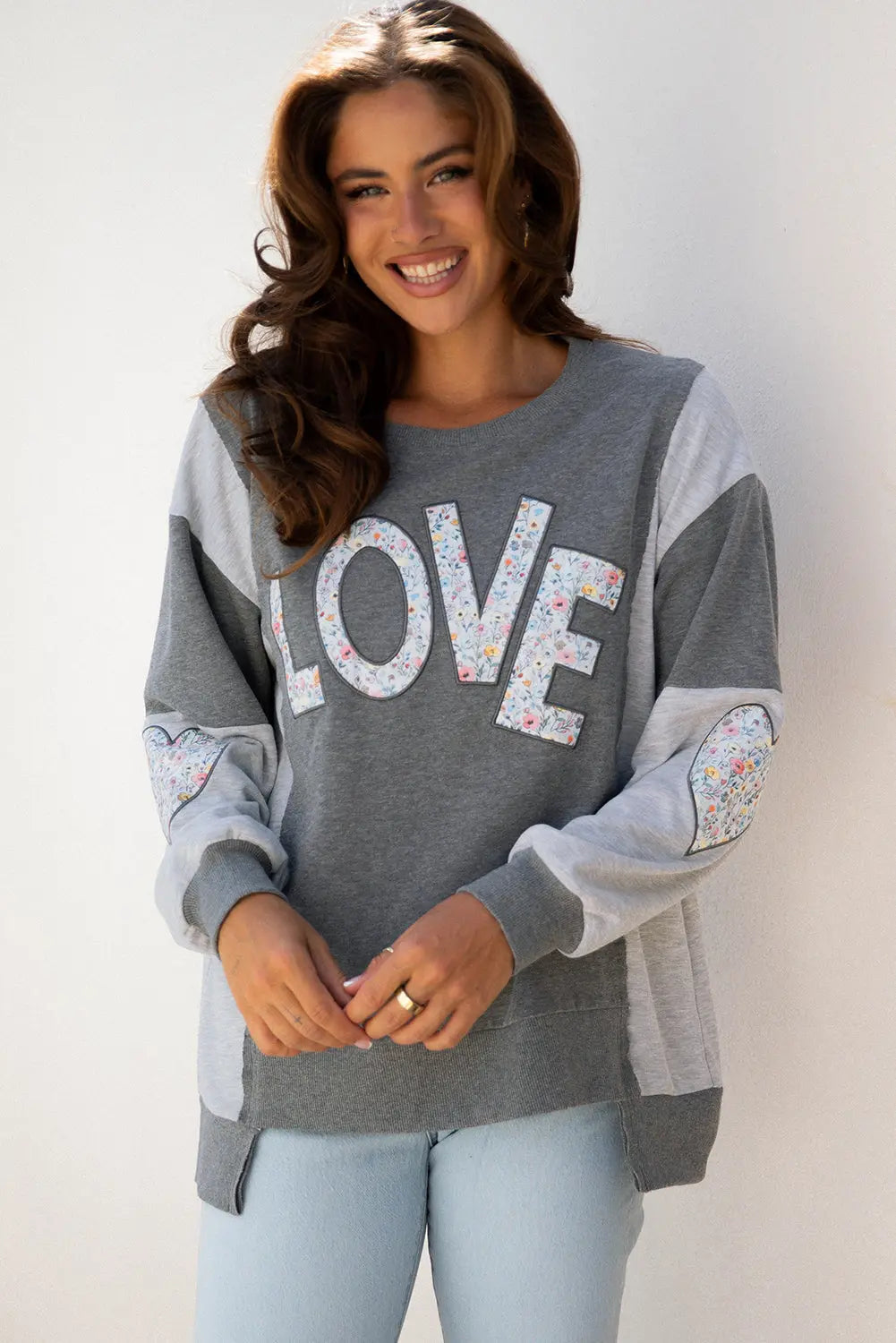 Payton Uneven Hem Chic Sweatshirt