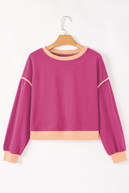 Violeta Loose Pullover and Lace-up Waist Skort Set