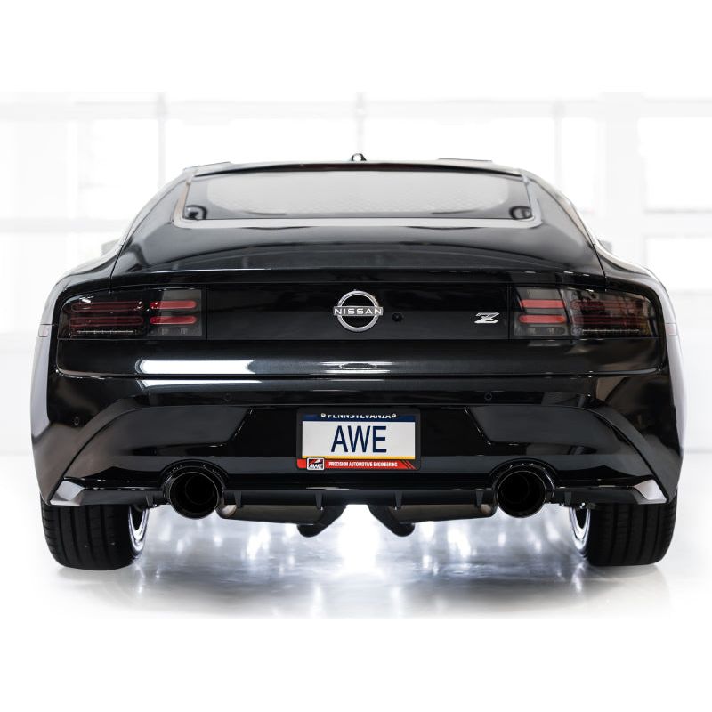 AWE 2023 Nissan Z RZ34 RWD Track Edition Catback Exhaust System w/ Diamond Black Tips NP Motorsports