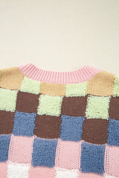 Kiara Pattern Front Cardigan Sweater