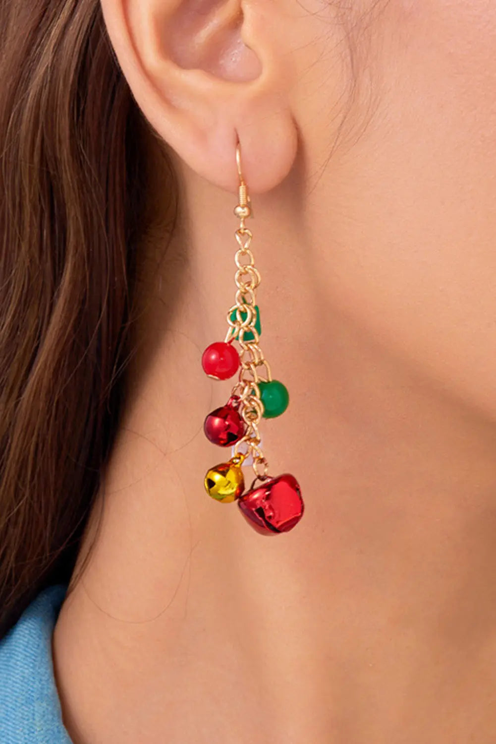 Jordan Bells Dangle Hook Earrings