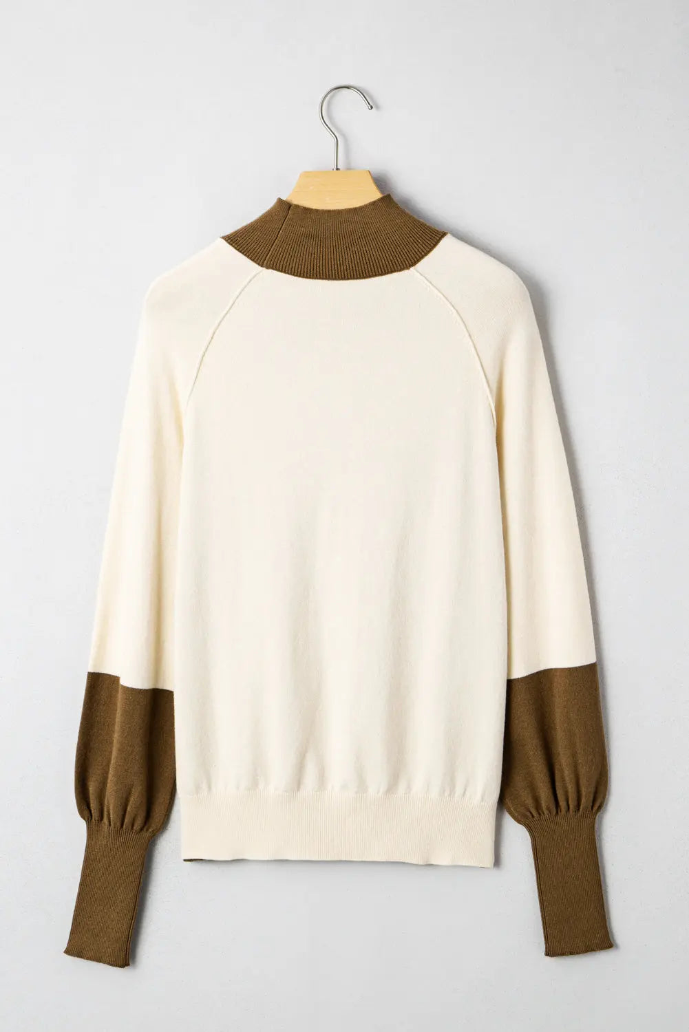 Kinley Puff Sleeve Mock Sweater