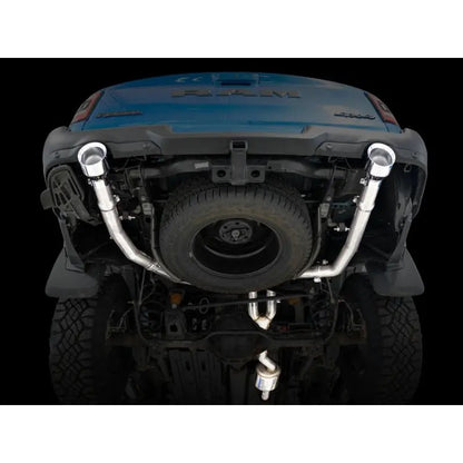 AWE Tuning 19-21 RAM 1500 5.7L (w/Cutouts) 0FG Dual Rear Exit Cat-Back Exhaust - Chrome Silver Tips NP Motorsports