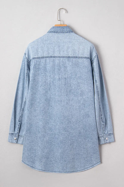 Takina Raw Hem Loose Shirt