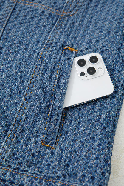 Rosalyn Flap Textured Down Jacket