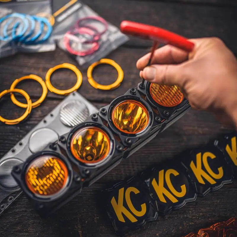 KC HiLiTES FLEX ERA LED 10in. Light Bar - Master Kit Dunes 2 Dezert SXS