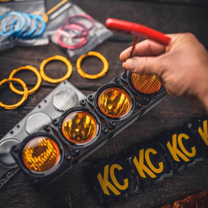 KC HiLiTES FLEX ERA LED 10in. Light Bar - Master Kit Dunes 2 Dezert SXS