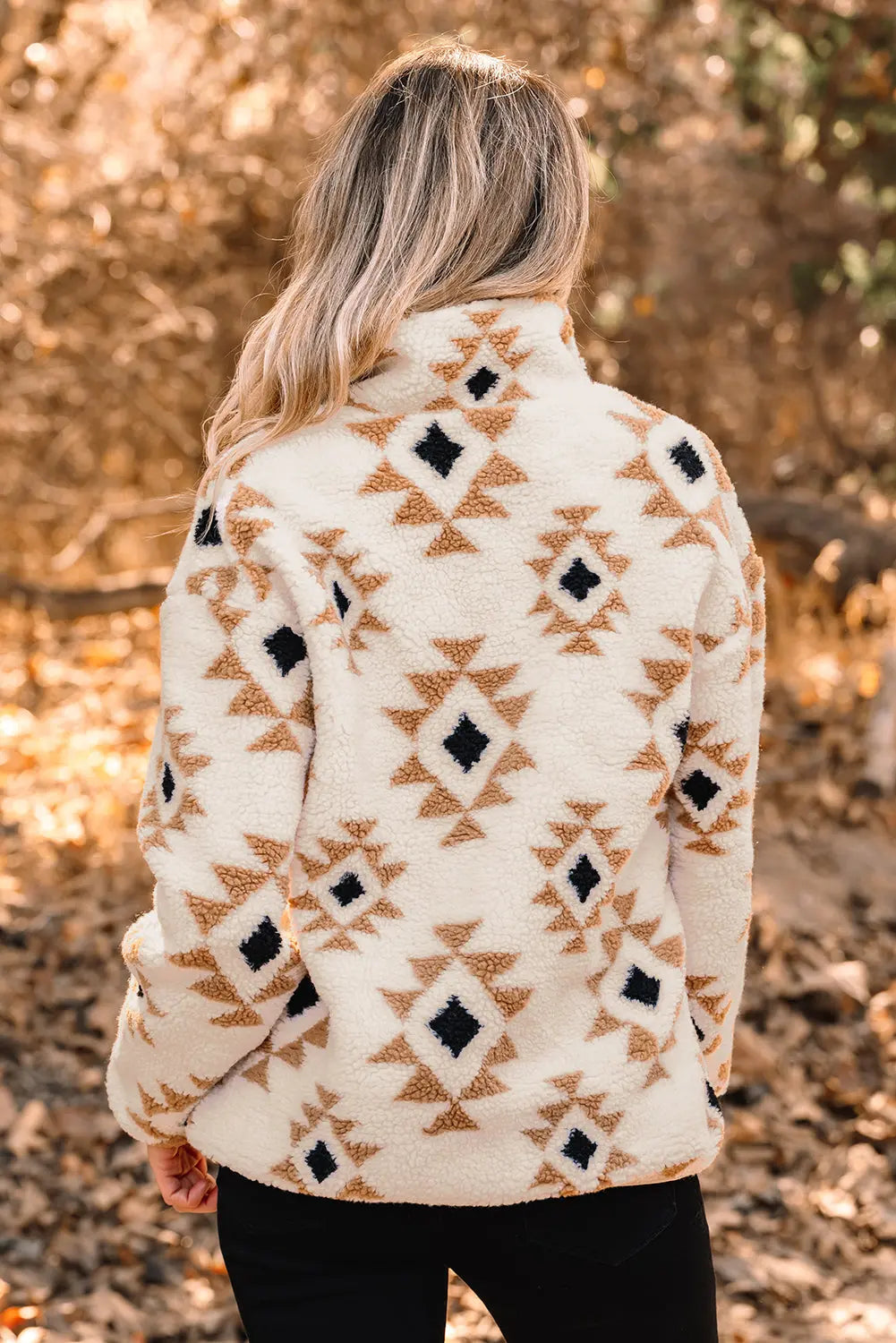 Elizy Quarter Zip Collar Sweatshirt