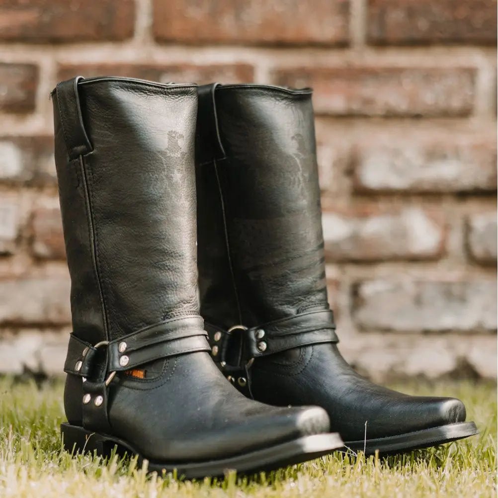 Eagle Rider Men's Leather Biker Boots (H50021) - Get it from Bo
