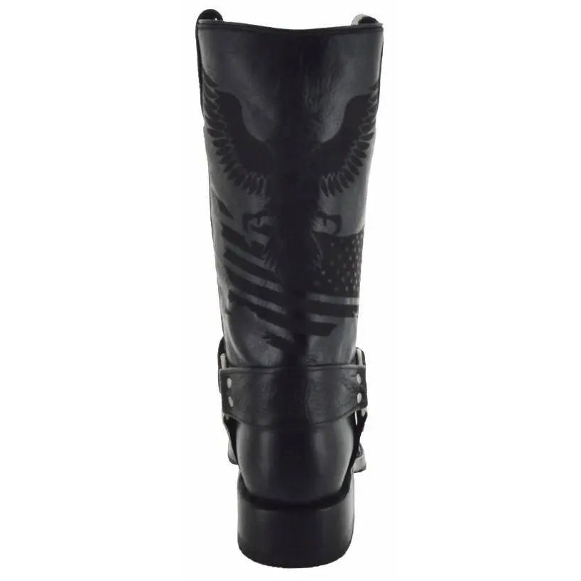 Eagle Rider Men's Leather Biker Boots (H50021) - Get it from Bo