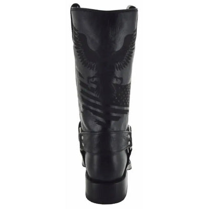 Eagle Rider Men's Leather Biker Boots (H50021) - Get it from Bo