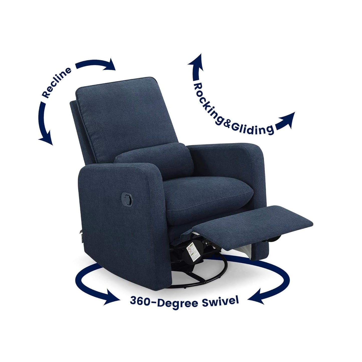 Babygap Cloud Recliner Sailor Livesmart Evolve Fabric ShipItFurniture