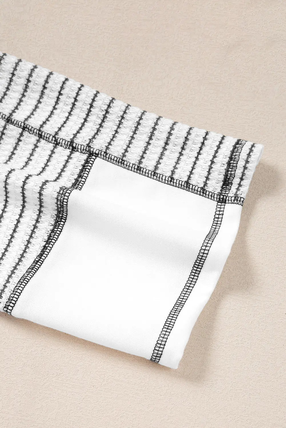 Alaia Sleeve Raglan Patchwork Top