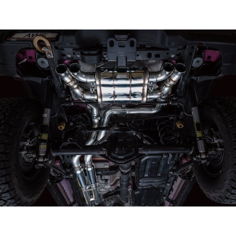 AWE 21+ Wrangler 392 Switchpath Cat-Back Exhaust- Quad BashGuards NP Motorsports