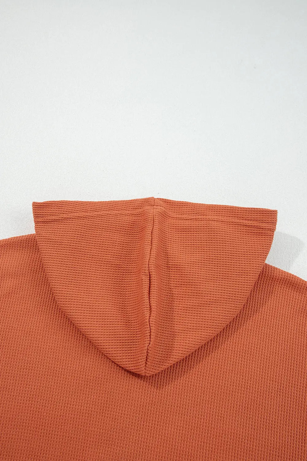 Taytum Patchwork Drawstring Hooded Long Sleeve Top