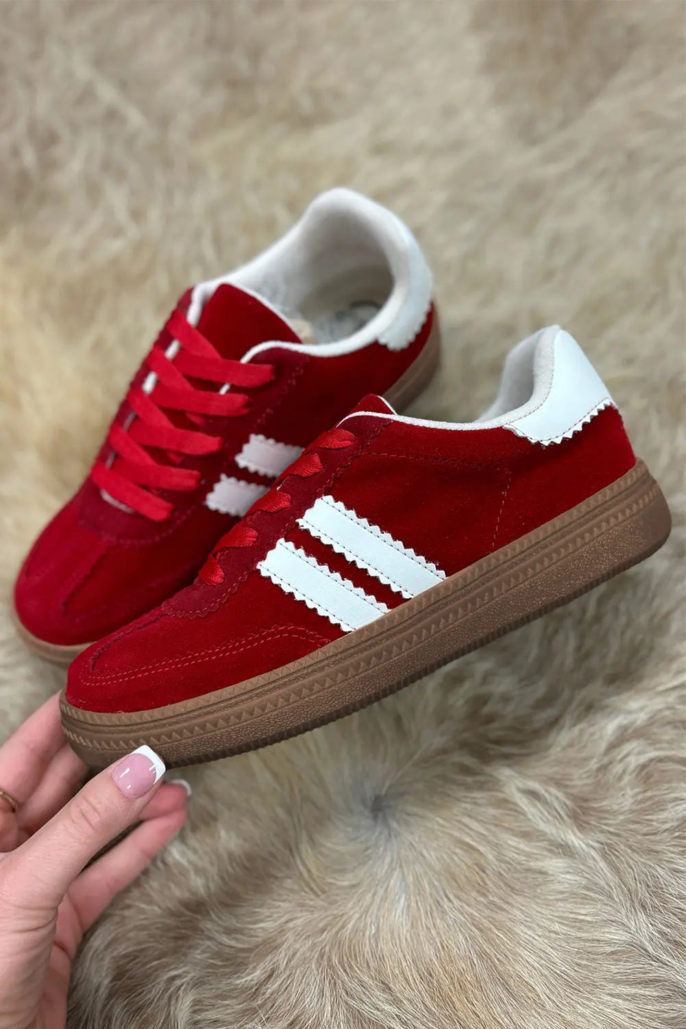 Harper Lace Up Flat Shoes