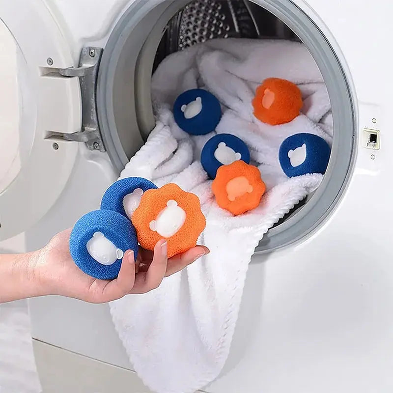 Pet Hair Remover Reusable Ball Laundry Washing Machine Filter 1-5pc Get it from Bo
