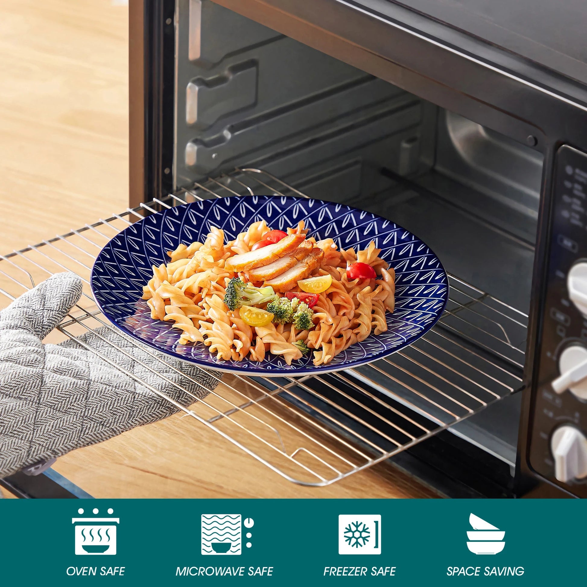 Blue and White China Blue Porcelain Plate Set 12/24/36 Get it from Bo