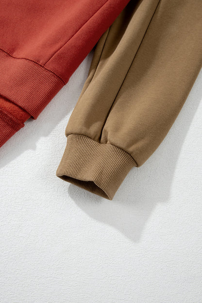 Ella Patchwork Drop Shoulder Pullover